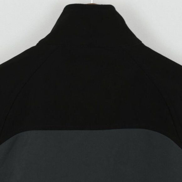 Snozu Boys Extra Small Black Gray Fleece Lined Soft Shell Full Zip Jacket - Picture 4 of 8